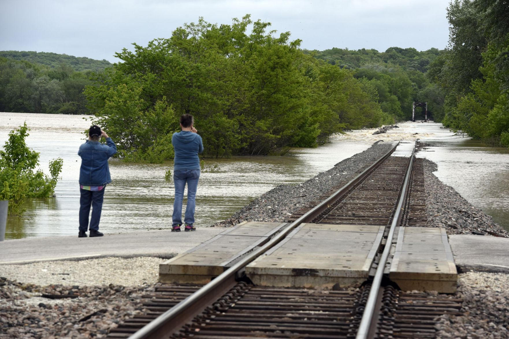 Flooding in rural Franklin County